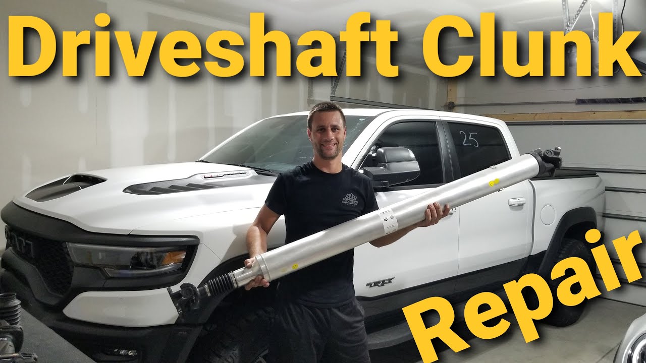 RAM TRX Driveshaft CLUNK Repair