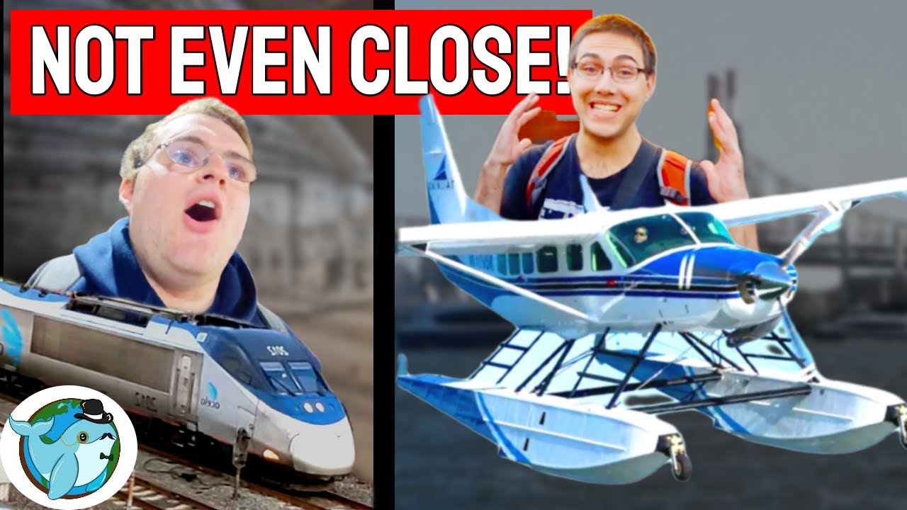 Racing the Acela in a Seaplane