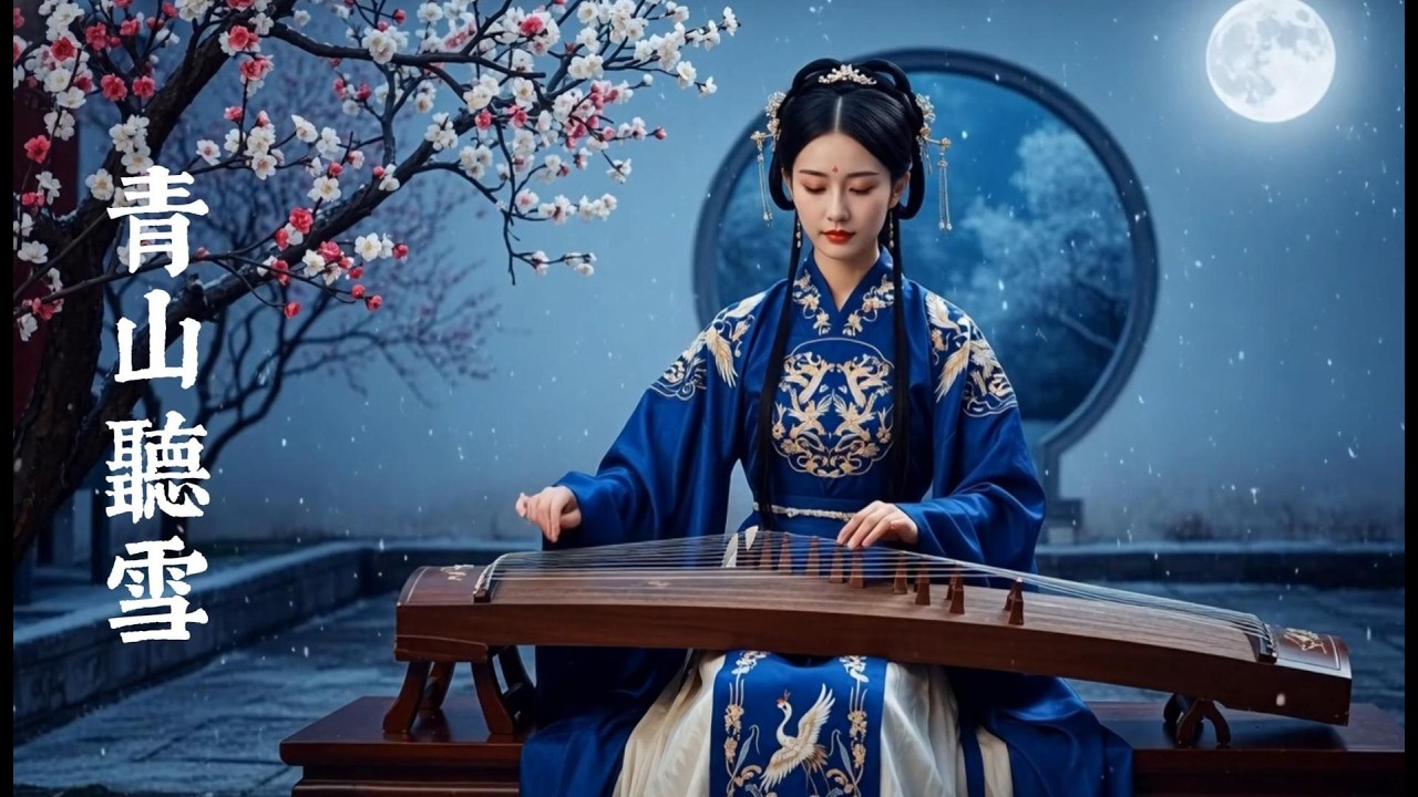 青山听雪 • 古箏疏韻｜淨化心靈的靜心音樂｜古风純音乐  #音樂 #冥想音樂 #music #meditation #relaxing #dizi #guzheng #guqin #xiao