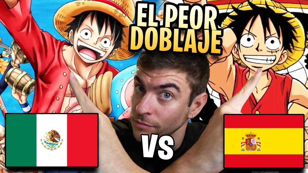 ESPAÑOL REACCIONA AL DOBLAJE LATINO VS CASTELLANO DE ONE PIECE | VIDEO DE JEFFAR VLOGS