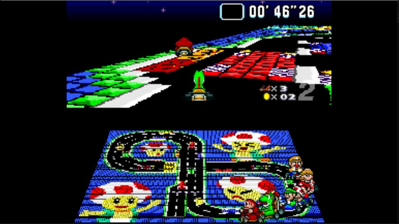 super mario kart 64 part2 / マリオカート64(スーパーファミコン版リメイク)