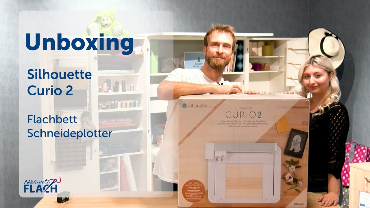 Der Curio 2 von Silhouette im Unboxing - Der neue Flachbett-Plotter mit elektrostatischem Bett
