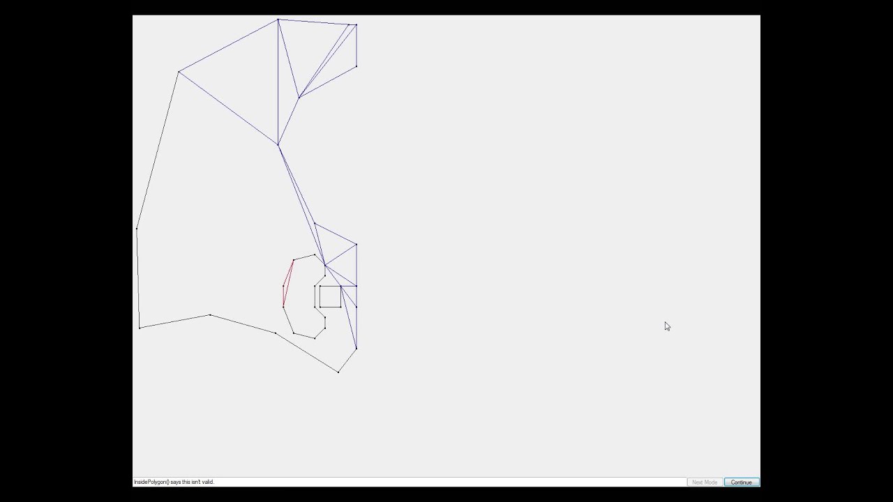 Polygon Triangulation Failure Example