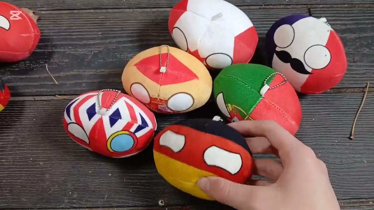 Countryballs search for an emerald