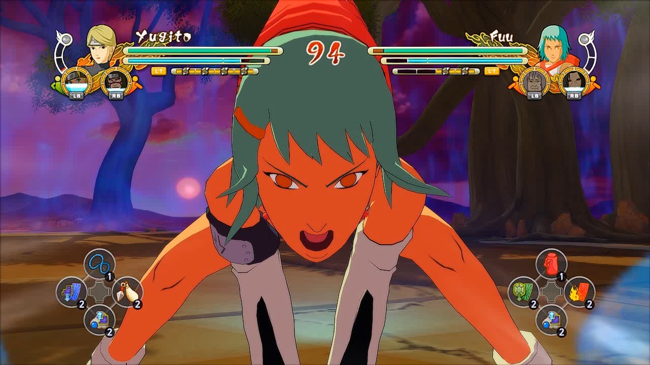 Naruto Ultimate Ninja Storm 3 Full Burst Fuu Yugito Character Swap Gameplay (PC w SweetFX)