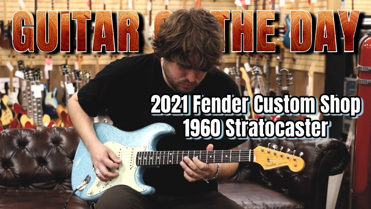 Fender Custom Shop 2021 Stratocaster 1960, переиздание Daphne Blue | Гитара дня
