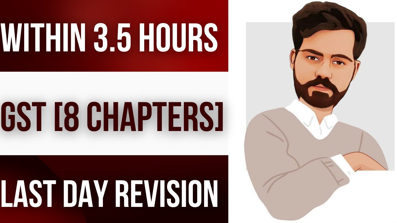 Nov 22 full GST revision marathon Quick revision | Last day revision | CA Mahendra Bohra | ca inter