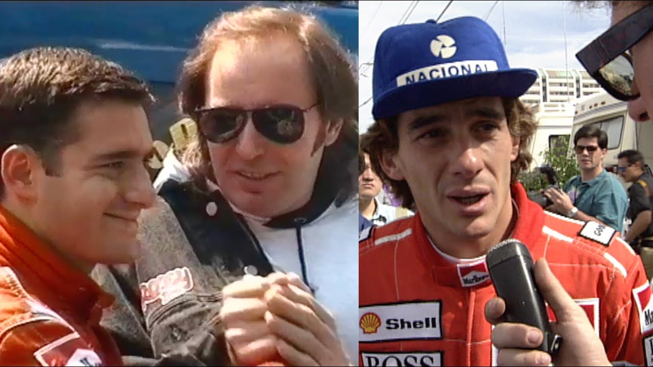 Gianni Morbidelli, Vasco Rossi, Ayrton Senna - GP F1 Imola 1994