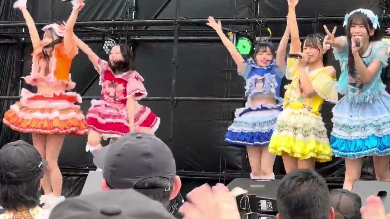 ナナコロビヤオキ 『WAHAHA!』20250809@IDOL SUMMER JUNGLE 2025（お台場青海地区R区画）