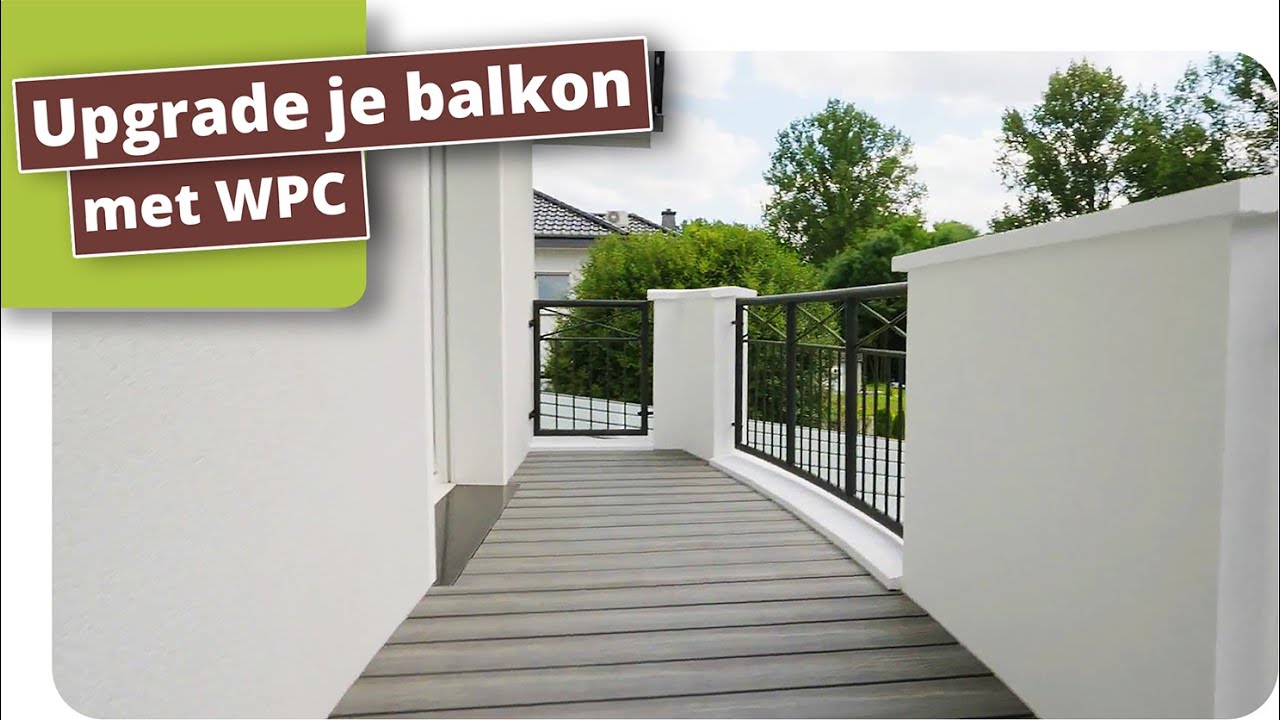 Balkon inrichten met WPC terrasplanken