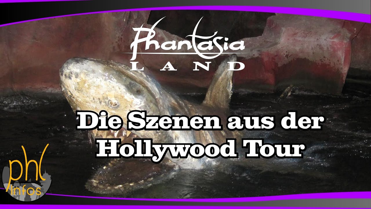 Die Szenen aus der Hollywood Tour im Phantasialand
