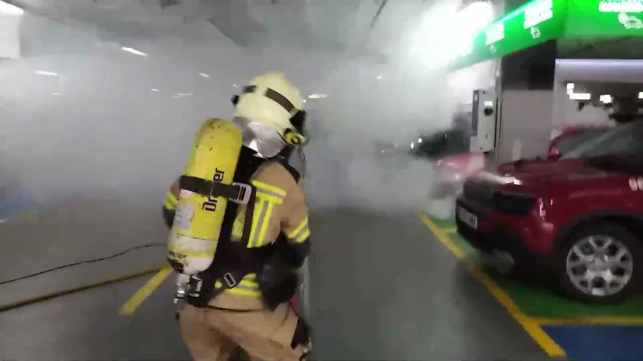 3/3 coche eléctrico simulacro