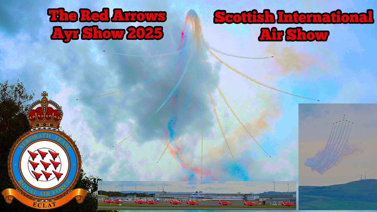 The Red Arrows - Ayr Show 2025