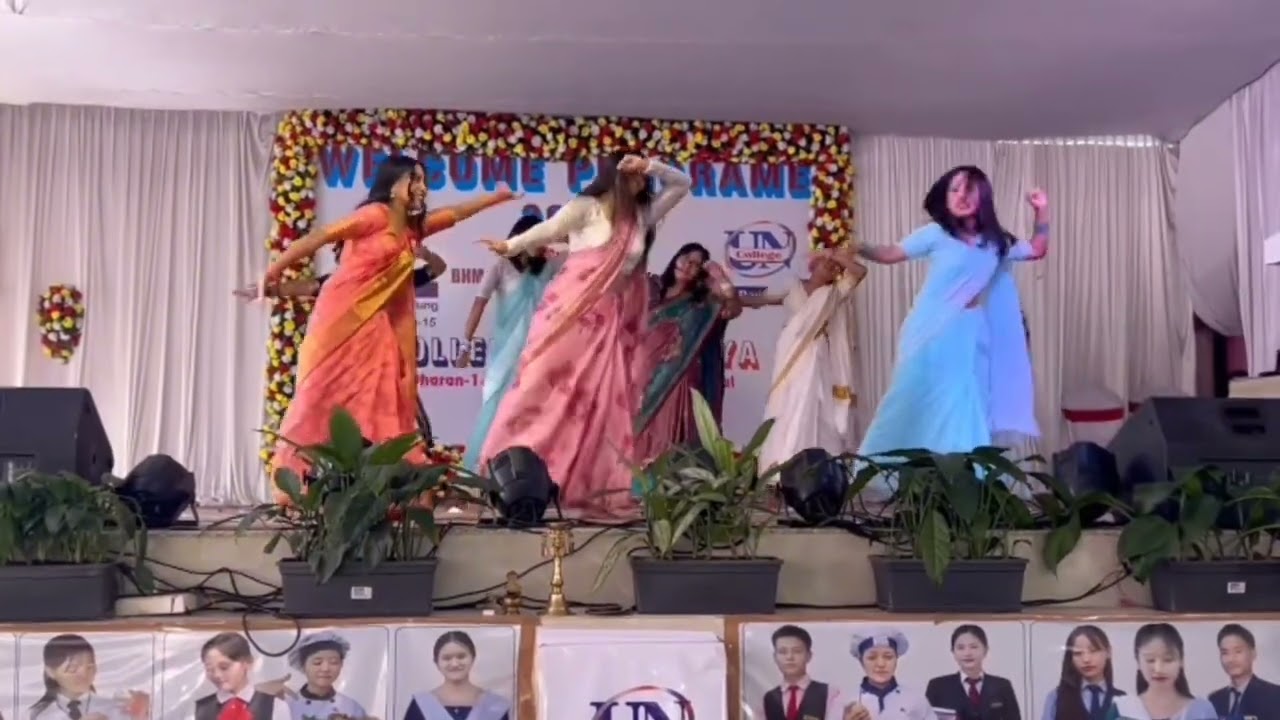 Some clips of our welcome program 😁 Dance performed by BHM 3rd semester sisters  