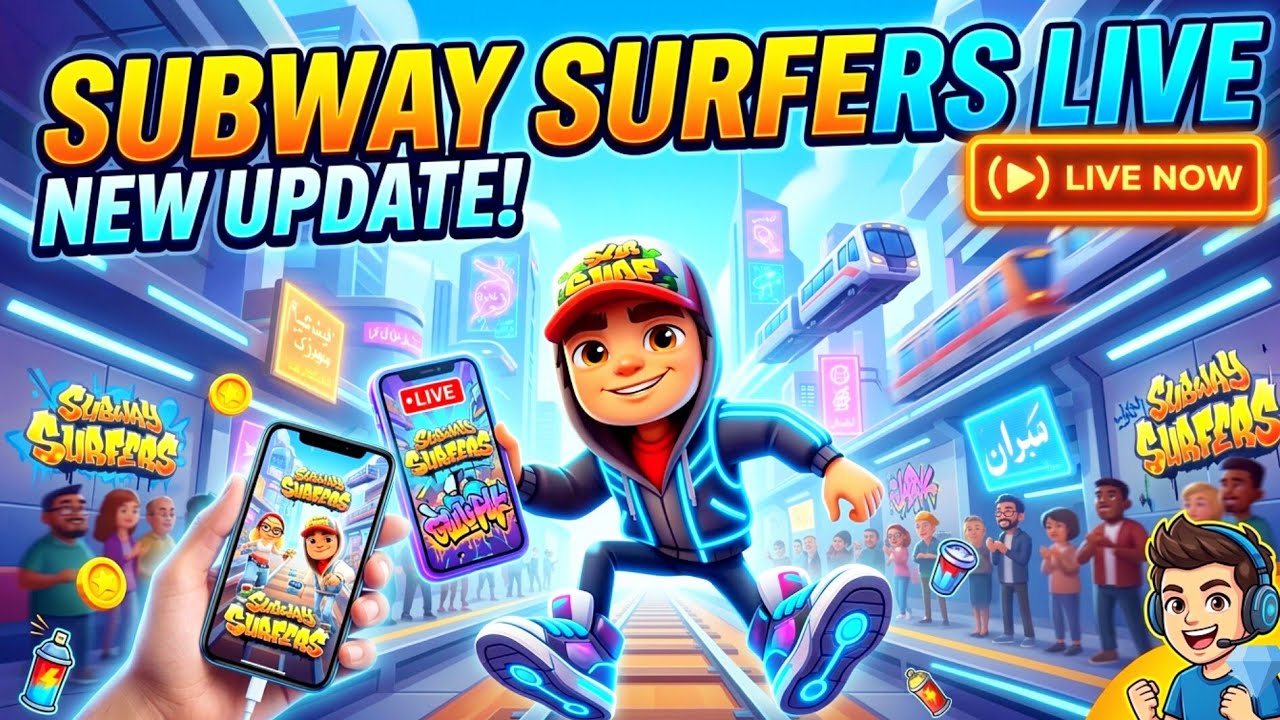 Subway Surfers LIVE: New Update Gameplay! 🏃💨