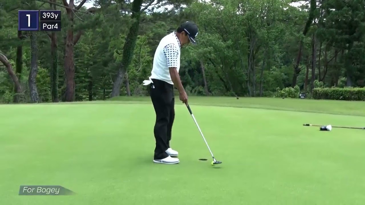 ひとりゴルフ（倉本プロ）