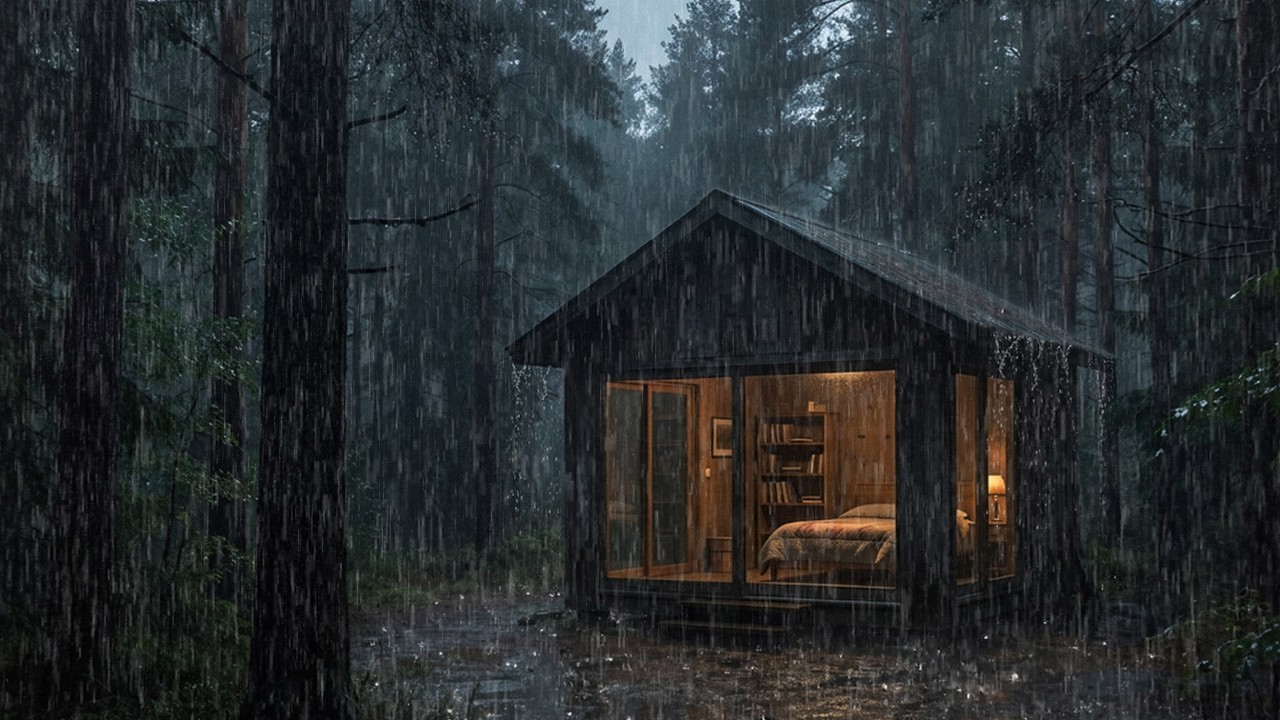 🌧️ Rain Sounds for Sleeping – Heavy Rain White Noise for Deep Sleep