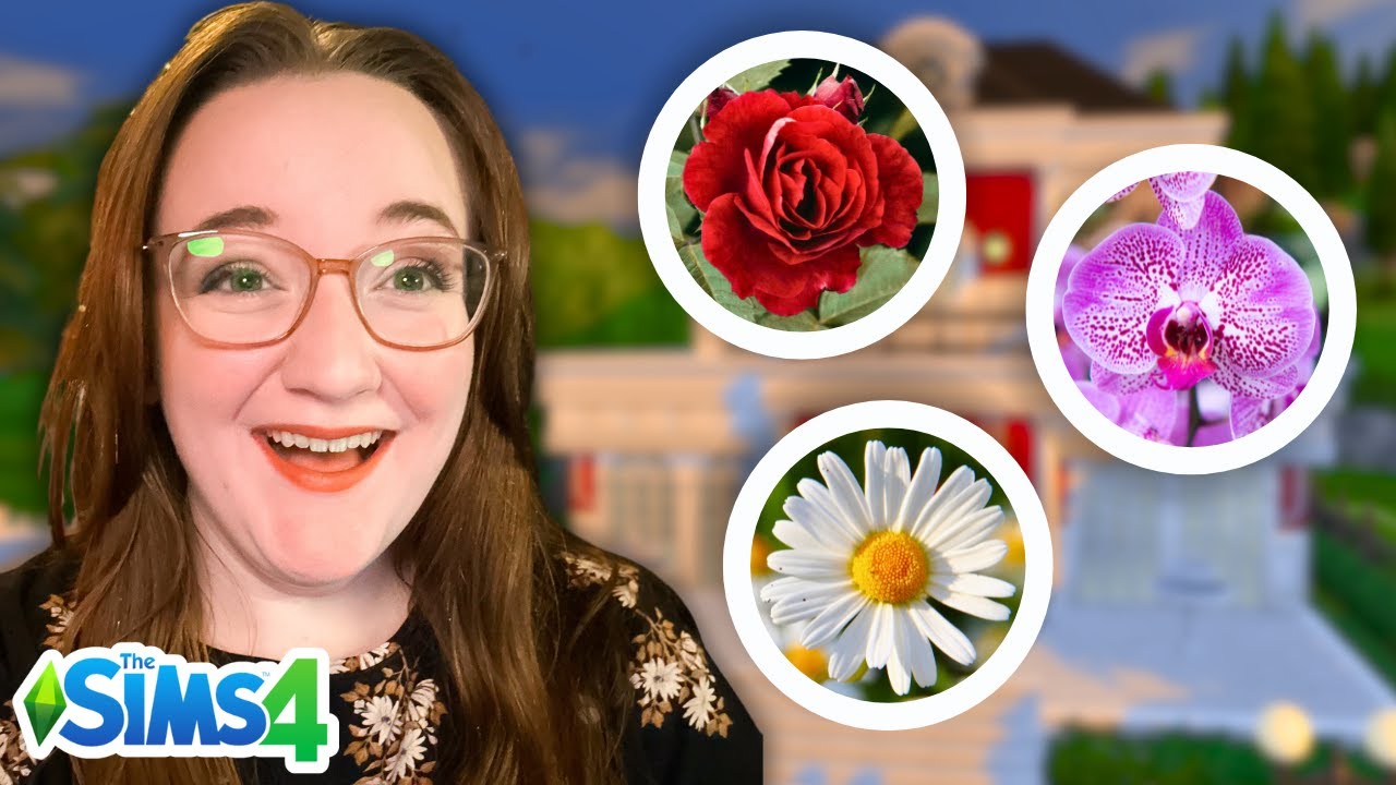 Every room is a different FLOWER | Sims 4 Build Challenge