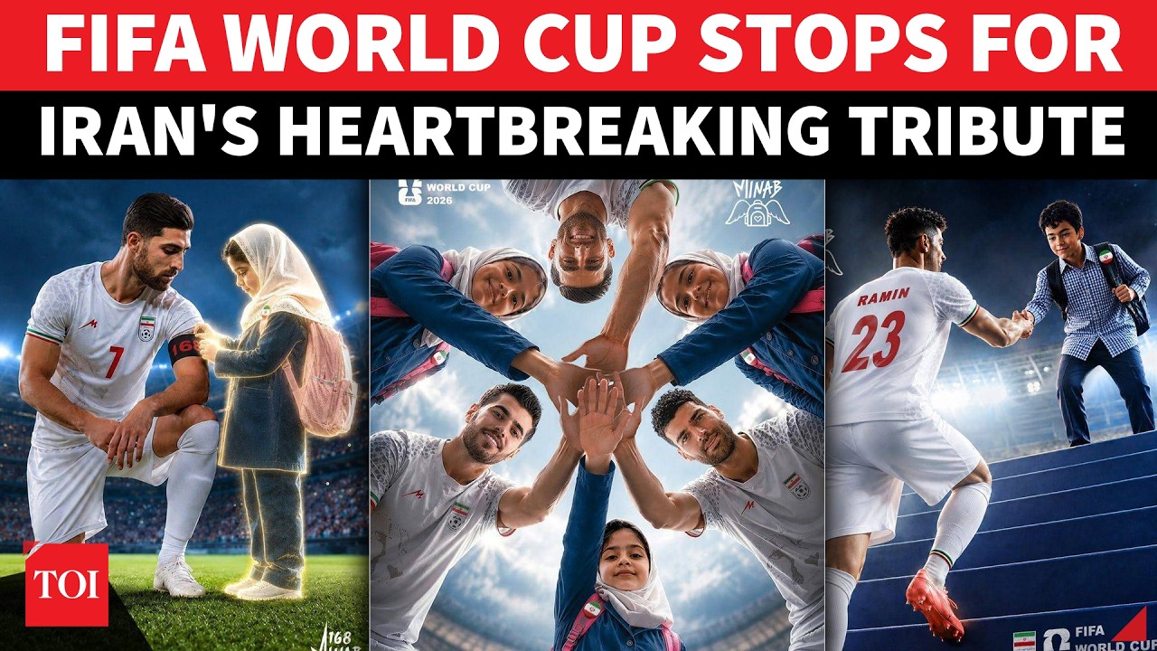 FIFA World Cup Stops To Remember 168 Minab Children; Iran Team's Tribute Goes Viral | Watch