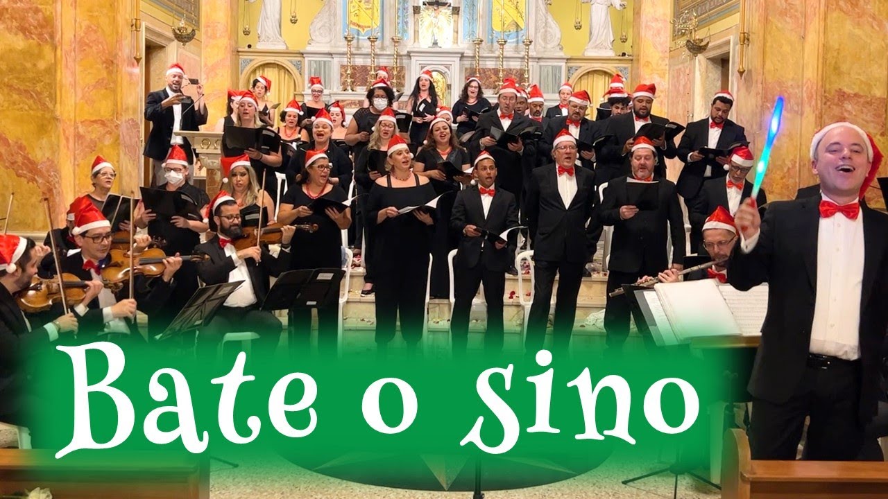 Bate o sino pequenino | Jingle Bells (em português) | Música de Natal