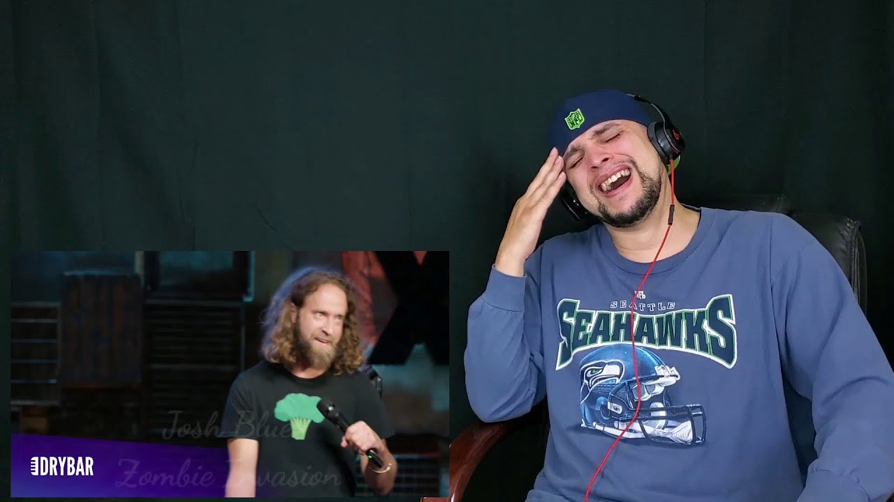 Josh Blue - The Best Type of Zombie Invasion (REACTION) Beware!!! He's Insane Hilarious!!! 🤣🤣🤣