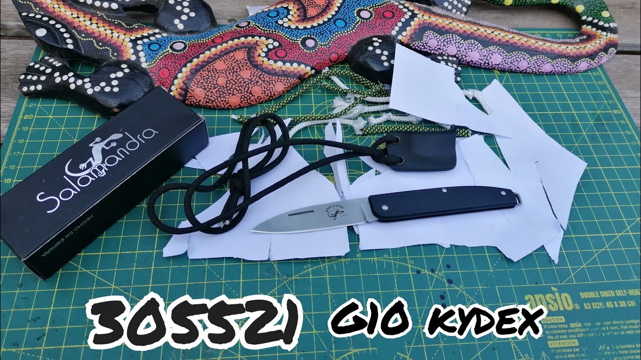 Neck knife,navaja de cuello Salamandra ref. 305121/5521 G10 kydex versión sheath.