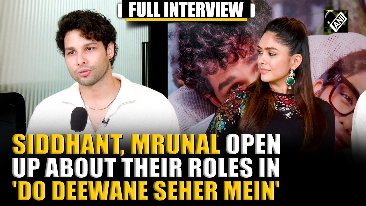 Siddhant Chaturvedi & Mrunal Thakur shares their manifesting role on 'Do Deewane Seher Mein'