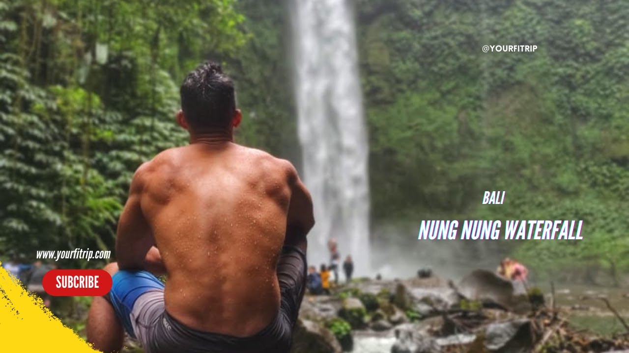 I Hiked to the Nung Nung Waterfall in Bali! #hiddengems