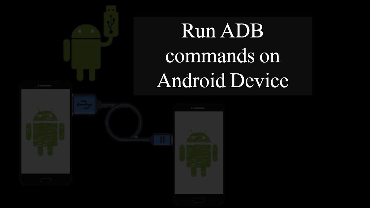 Run ADB commands on Android Device without having a PC/ Root a device