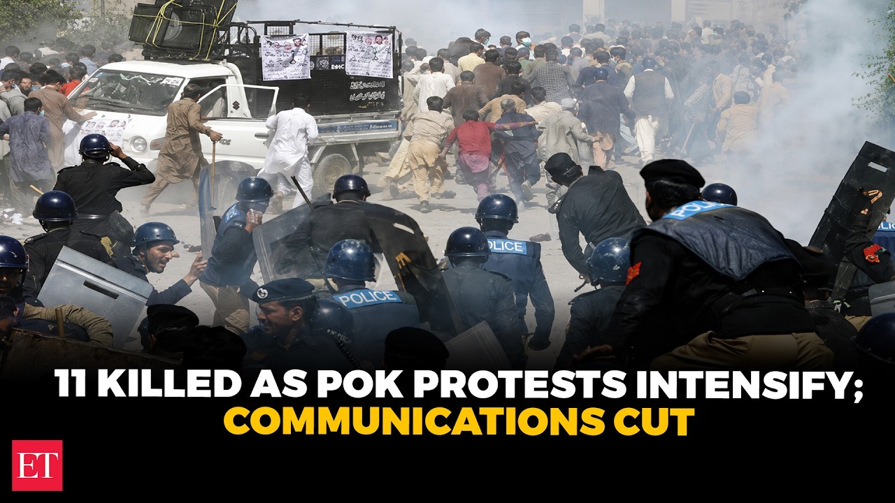 Pak atrocities spark PoK unrest; deadly clashes, communications blackout, shutdown fuel tensions