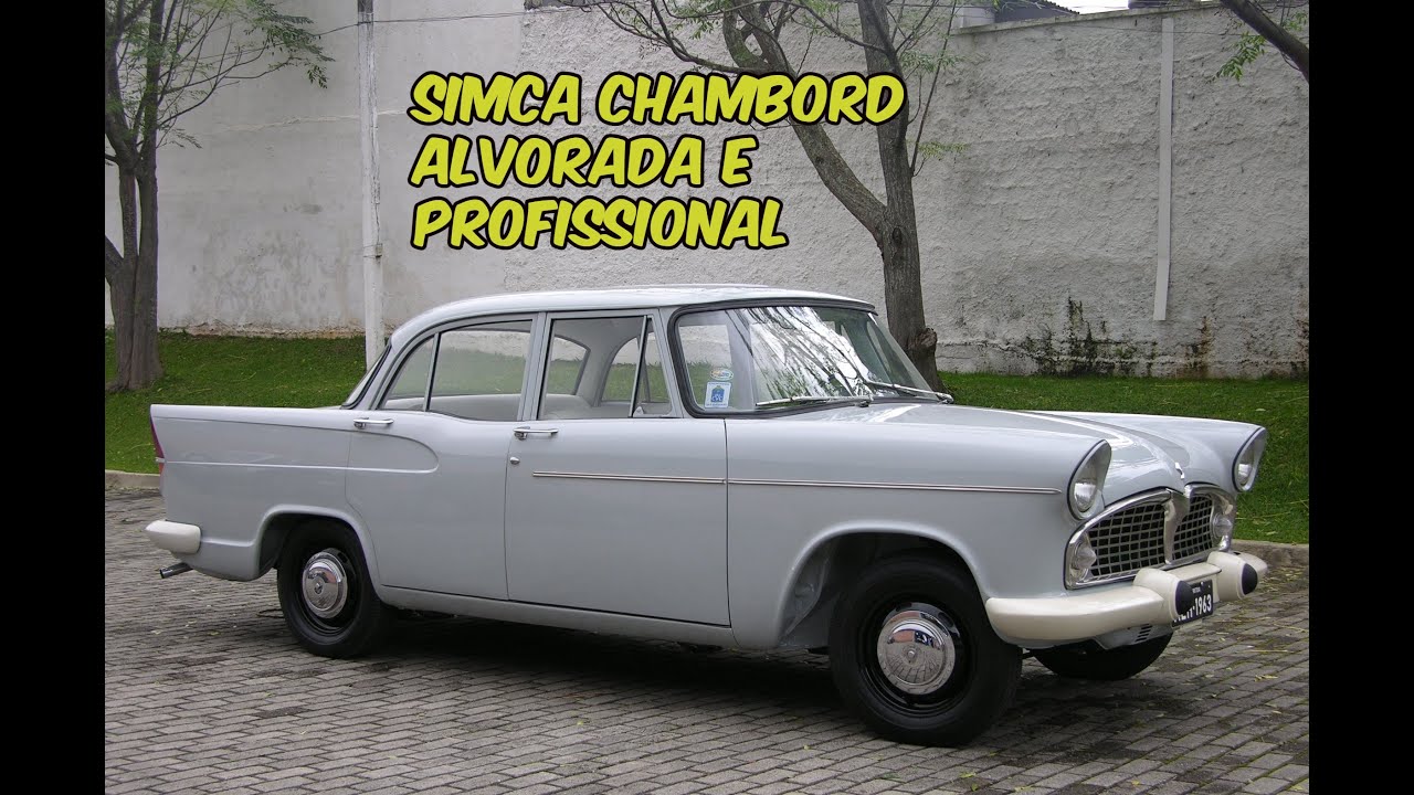Simca Chambord popular, ele existiu!