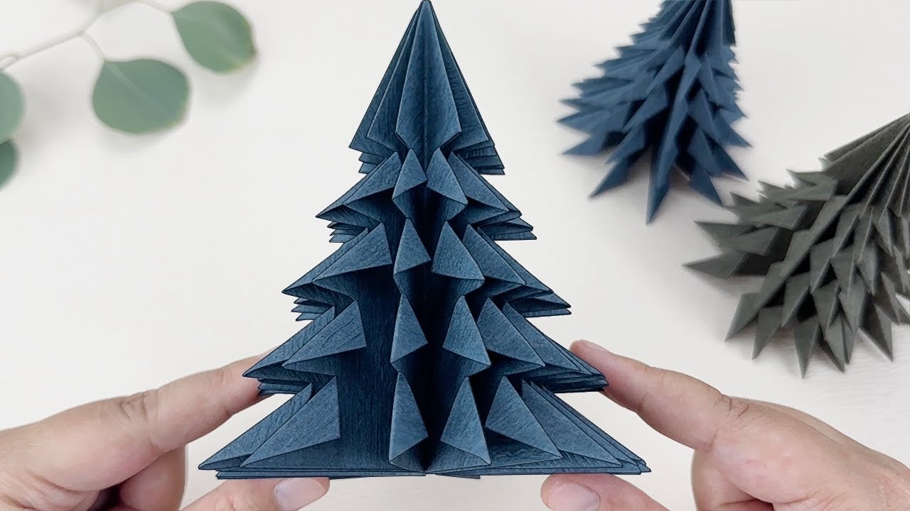 Christmas 2024｜DIY 聖誕樹摺紙裝飾-折紙聖誕樹（Step By Step）