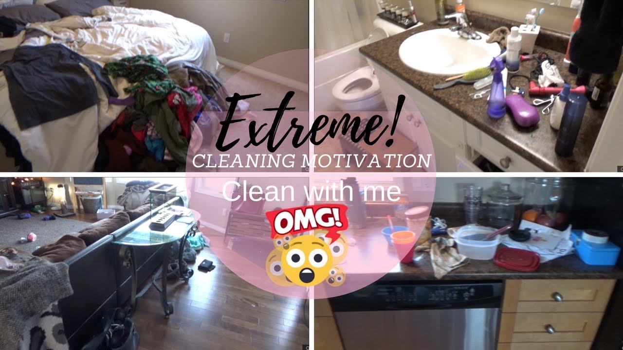 CLEAN WITH ME 2018| CLEAN UP | EXTREME CLEANING | CLEANING MOTIVATION