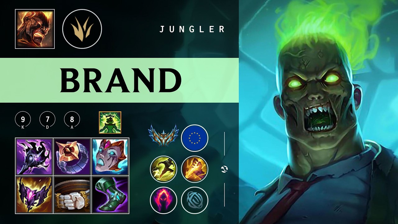 Brand Jungle vs Udyr - EUW Challenger Patch 26.04