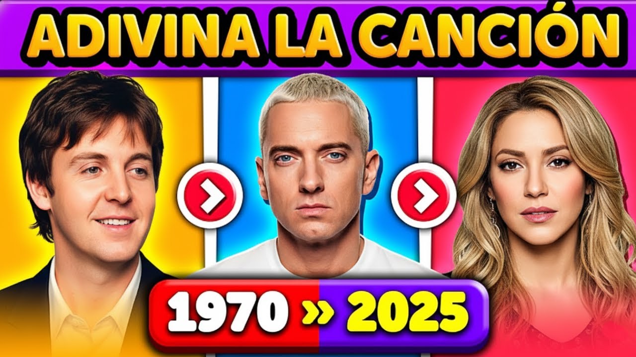 🎵 ¿Conoces estas 50 CANCIONES LEGENDARIAS? Quiz Fans | Adivina 50 Hits Históricos