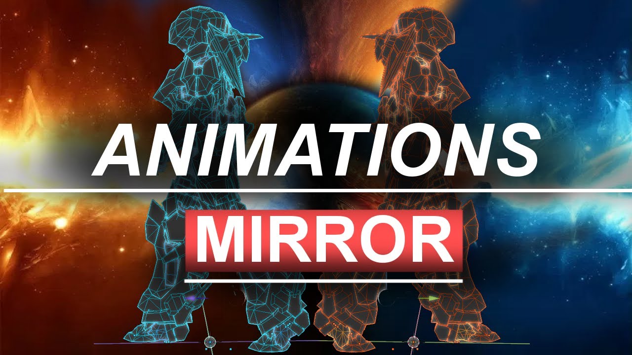Blender 2.8 (Walk Tutorial) Flip/Mirror Animations In 20 Seconds!