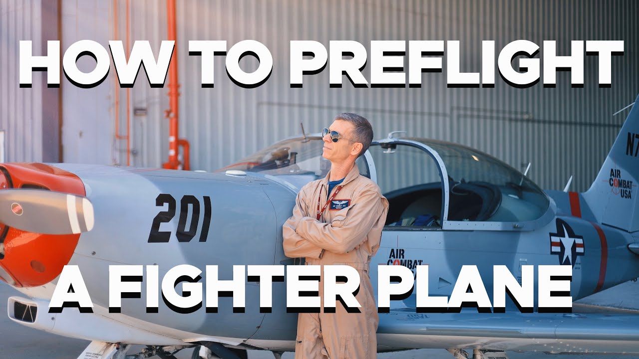 How to Preflight the Marchetti SF-260 Fighter Aircraft