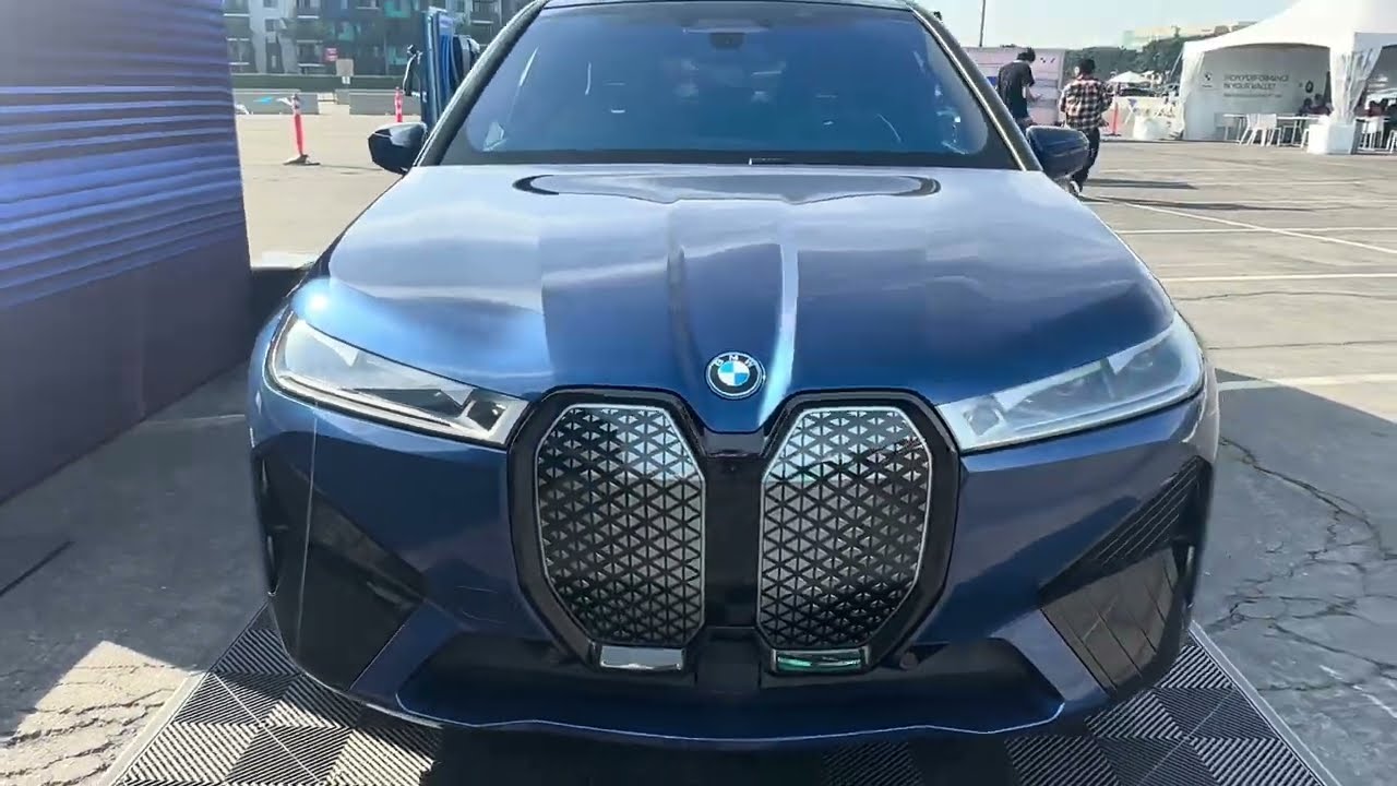 2024 BMW iX XDrive50e Quick Test Drive at BMW Driving Experience Orange County, CA