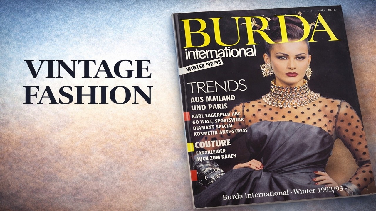 Burda International Winter 1992/93 | 90s Fashion Trends Flip Through