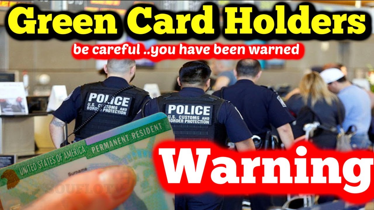 Warning To US Green Card Holders Spending a lot of Time Outside The USA
