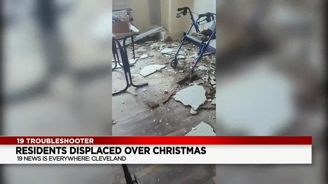 Cleveland residents of low-income apartment devastated after Christmas Eve flood