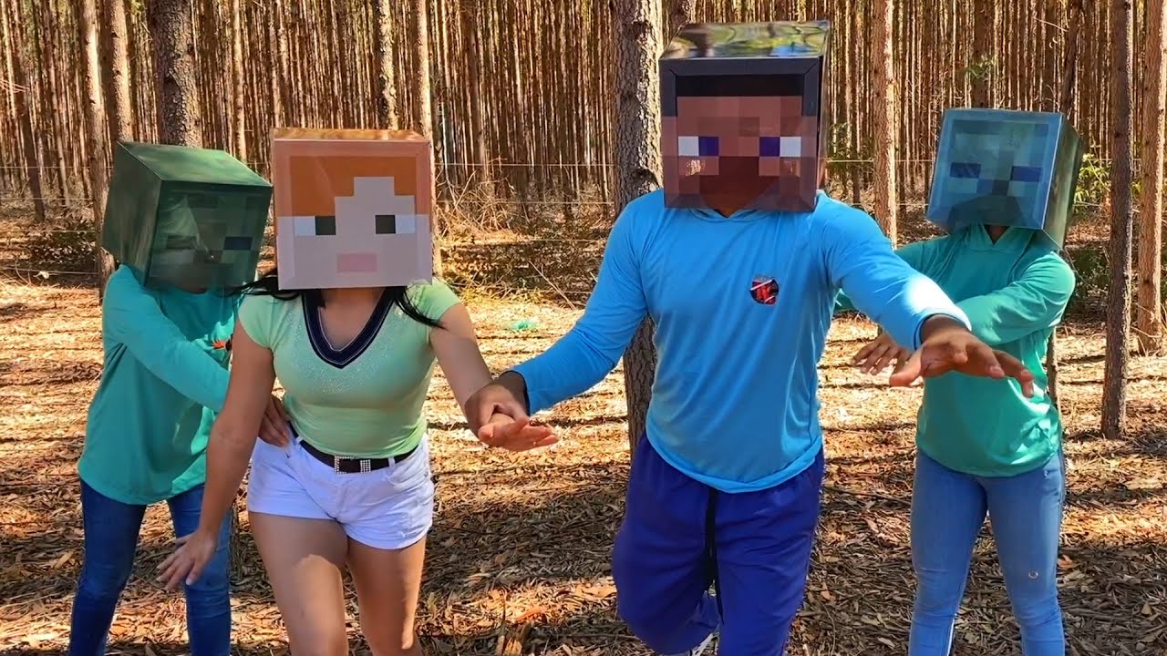Minecraft: FUGA IMPOSSÍVEL - O FILME COMPLETO ( Vida Real )