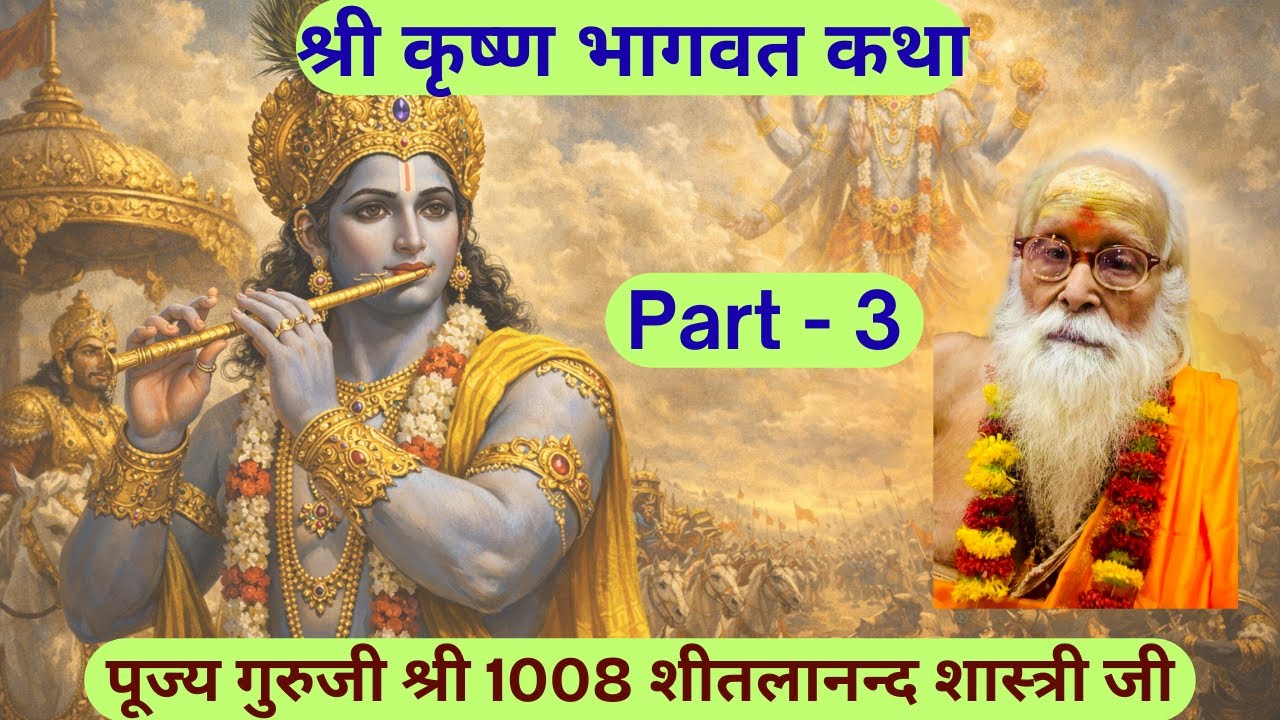 Part - 3. स्कन्ध-9 , अध्याय-10 | Shri Bhagwat Katha | #viral #radhakrishna #trending  #shorts