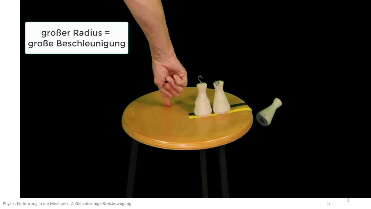 Mechanik Experiment: Welche Masse fällt zuerst? Beschleunigung bei Drehbewegungen