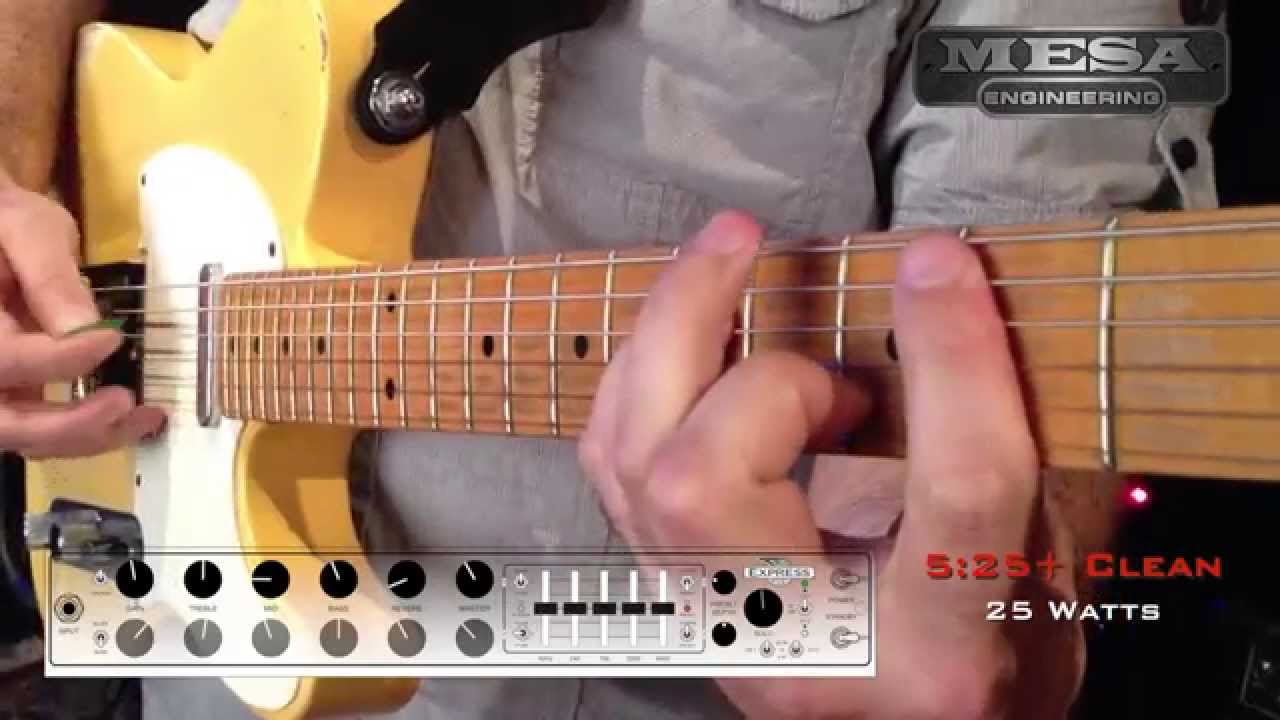 MESA/Boogie Express 5:25+ Ch. 1 CLEAN &ndash; Sparkling Tele
