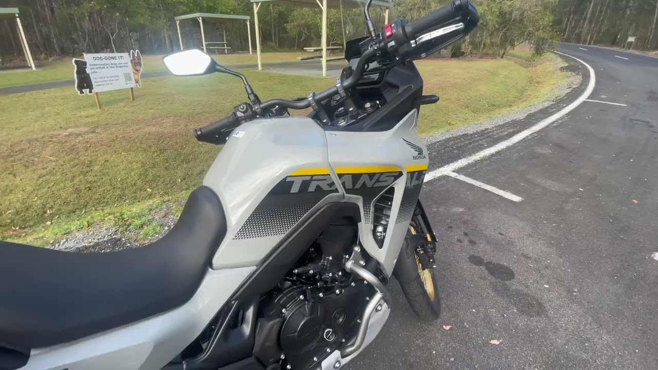 Honda Transalp 2025 model walk around  after purchase