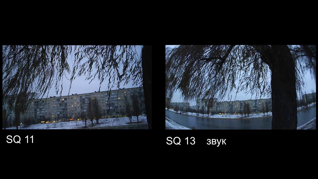 SQ11 vs SQ13 Сравнение камер