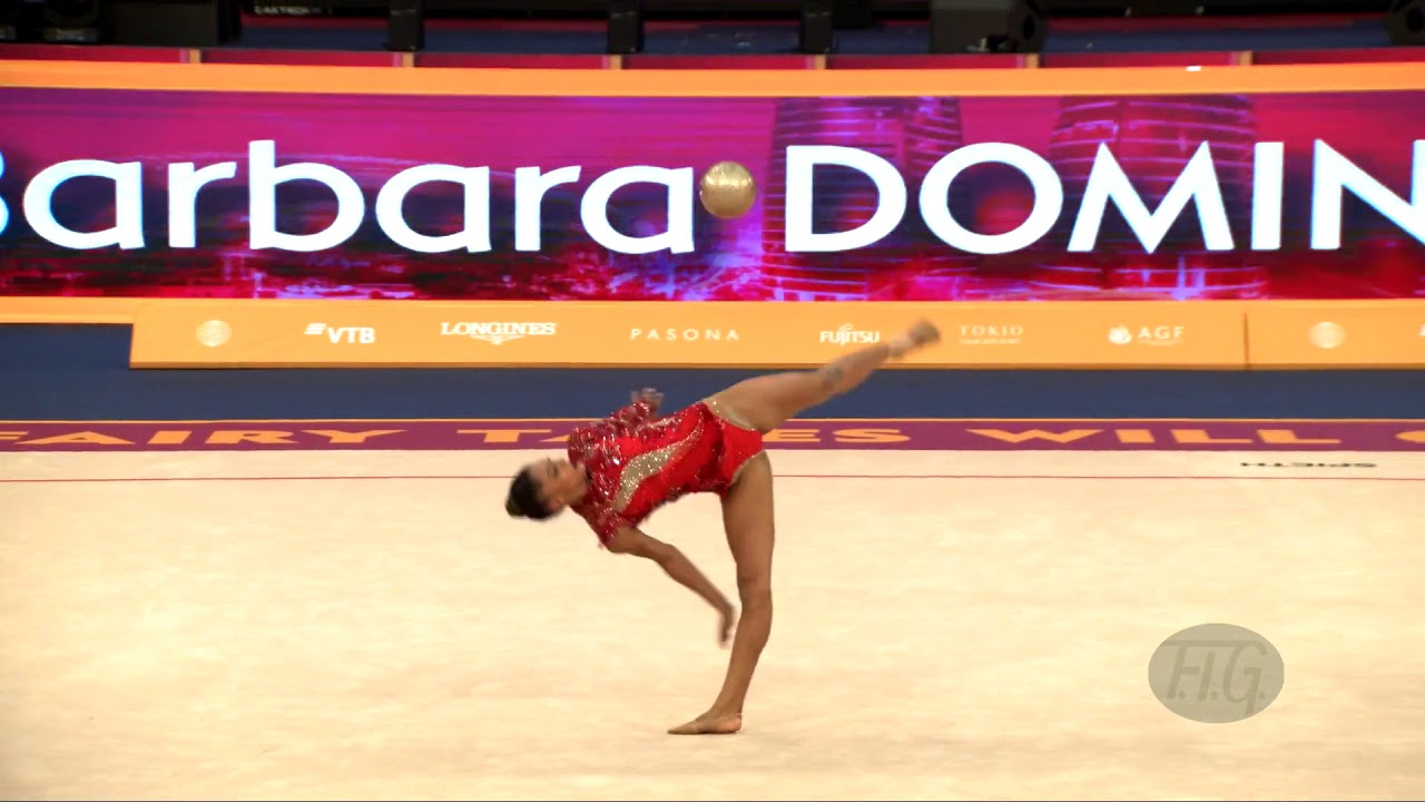 DOMINGOS Barbara (BRA) - 2019 Rhythmic Worlds, Baku (AZE) - Qualifications Ball