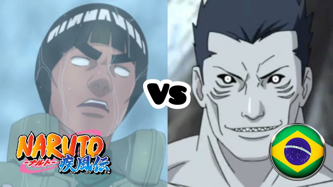 KISAMI VS GAI NARUTO SHIPPUDEN DUBLADO EM PORTUGUÊS