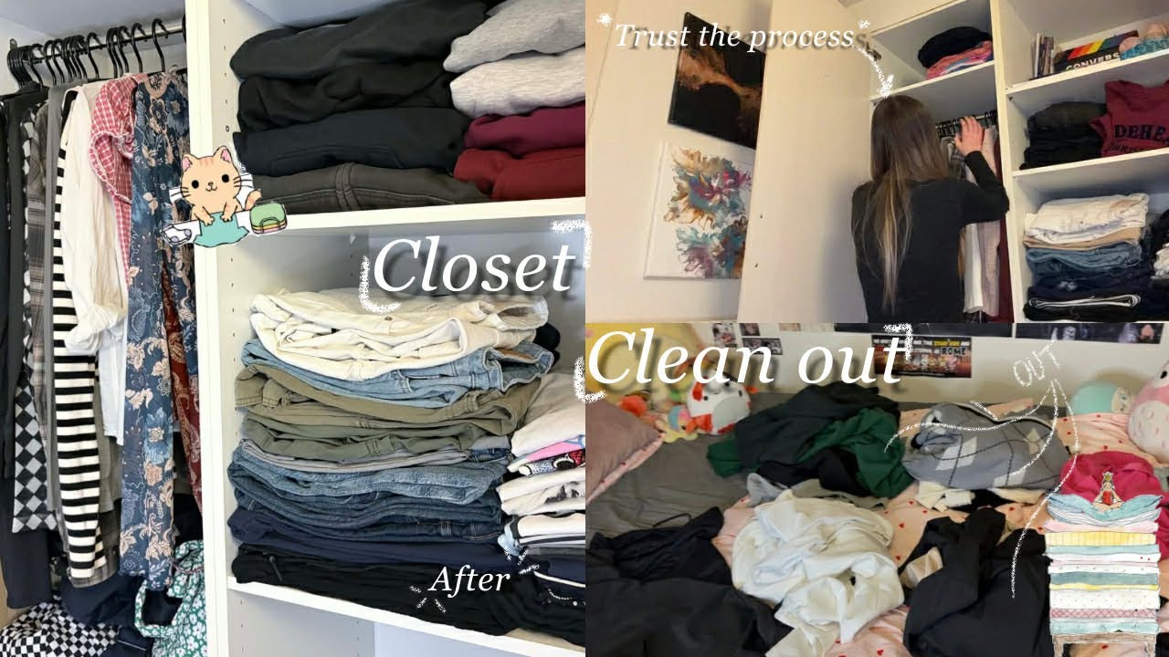 CLOSET CLEAN OUT✨ || organizing, declutterring, spring reset 